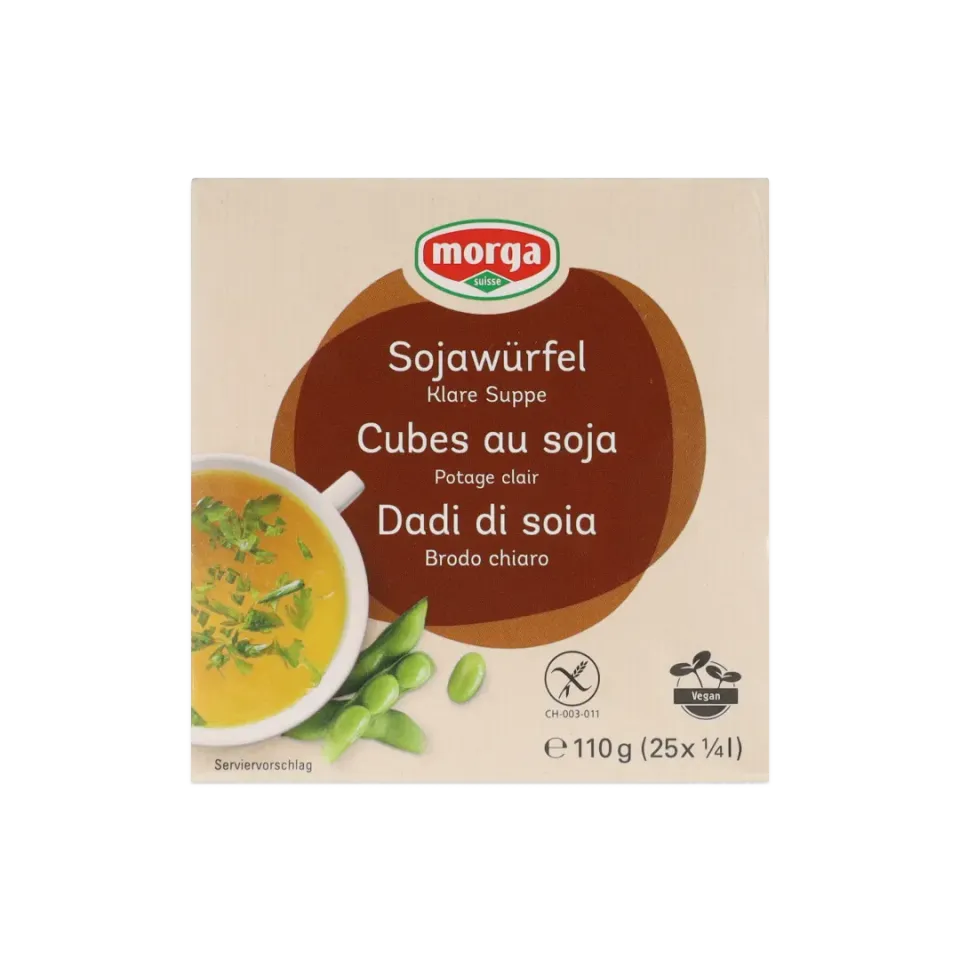 Morga Sojaroma Dado vegetale 25 cubetti