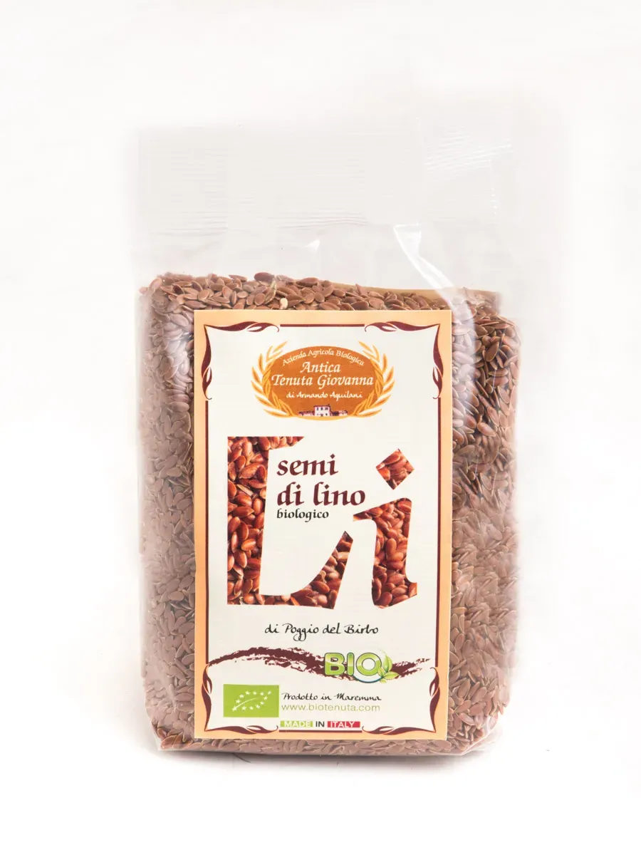 LAZIO Km0 Semi di Lino Biologici cereali omega 3