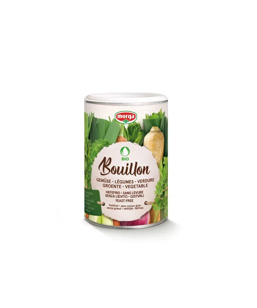 Morga Brodo Vegetale Polvere 250 g senza lievito