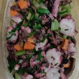 LAZIO Km0 insalata di polpo verace fresca