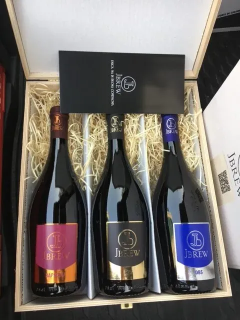 Top Italia Tris Birre Artigianali cassetta legno regalo
