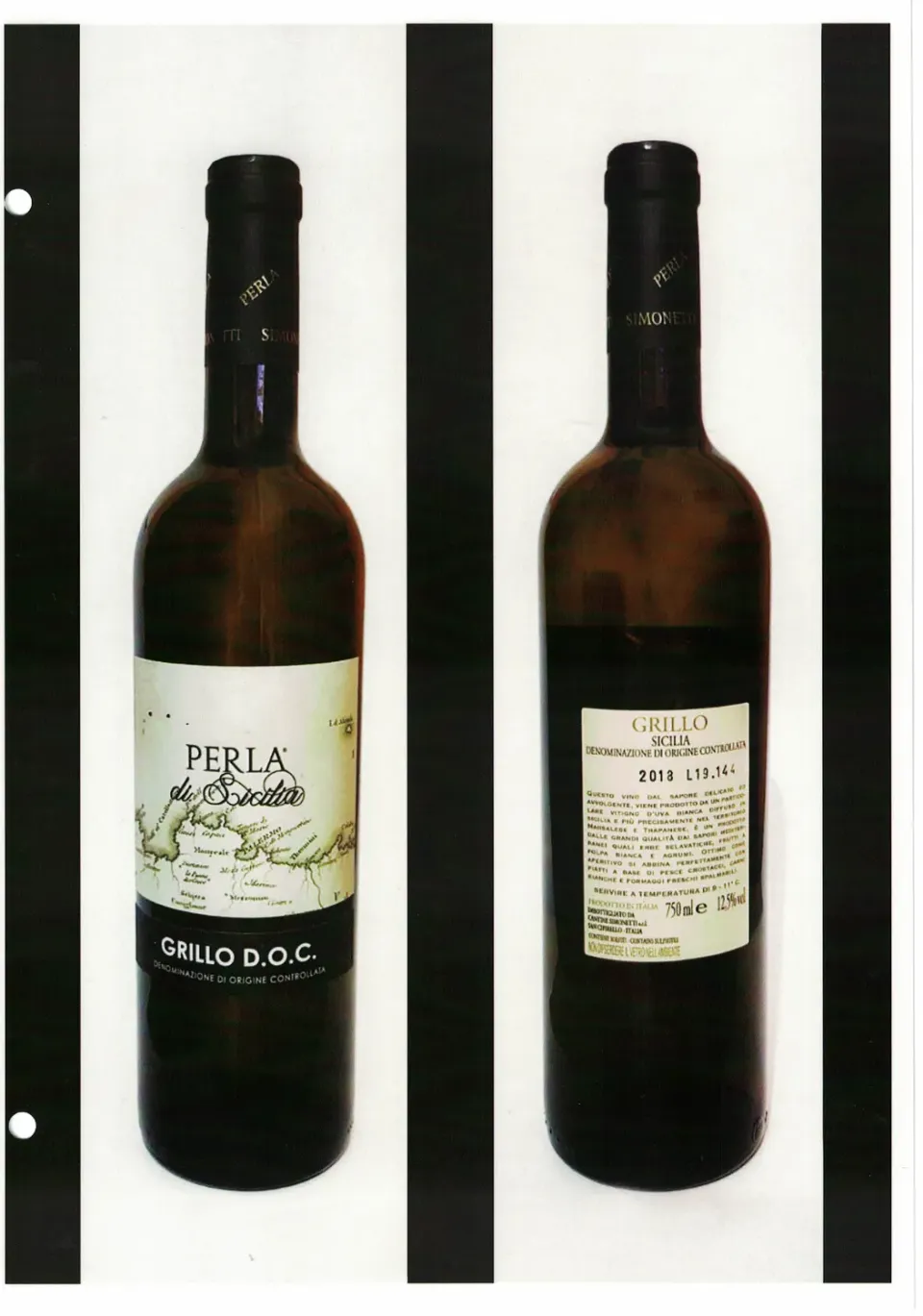 Perla Grillo DOC Sicilia vino bianco