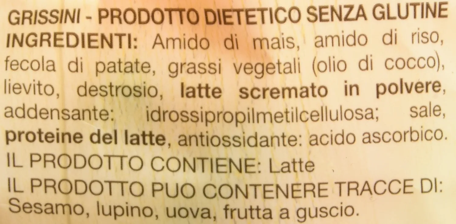 Biaglut Grissini Classici 150g senza glutine