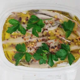 LAZIO Km0 Alici marinate pesce marinato all'aceto