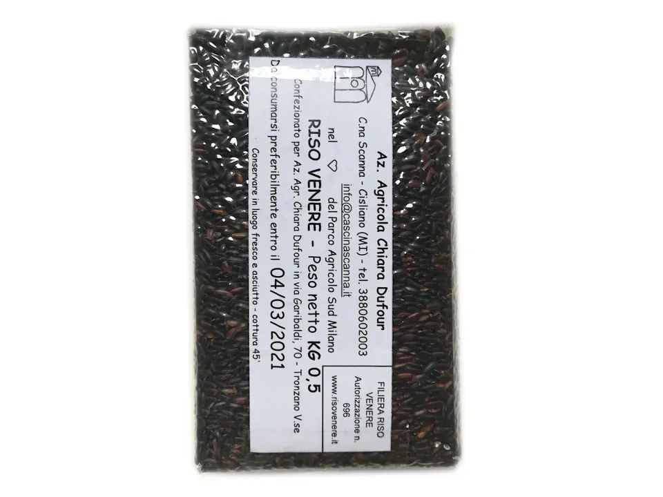 Top Italia Riso Venere nero integrale 500 g