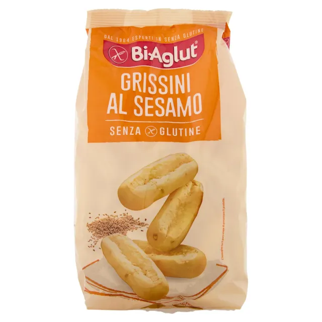 Biaglut Grissini Sesamo senza glutine 150g 6 pezzi