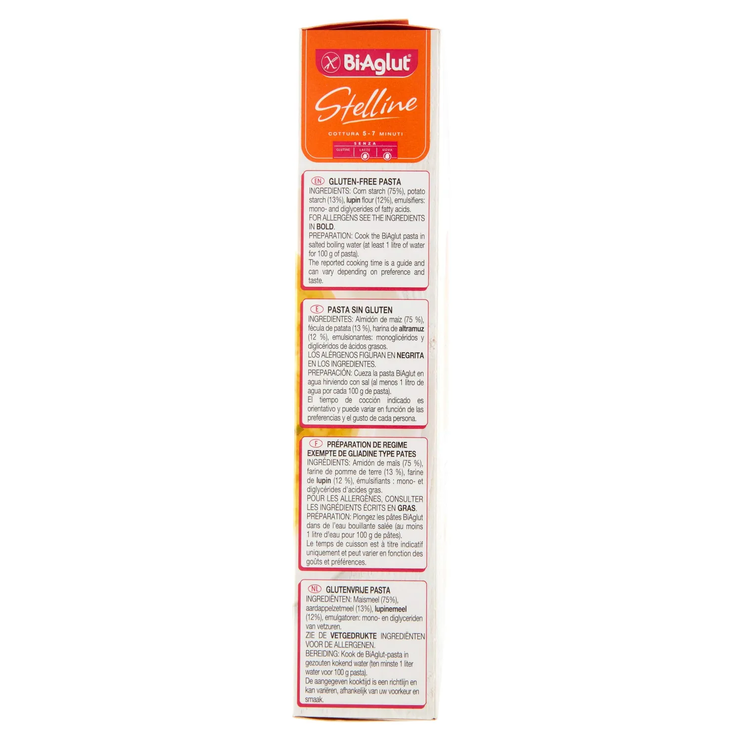 Biaglut Pastina Stelline senza glutine 12 x 250 g