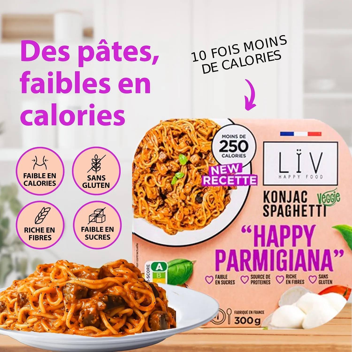 Lïv Happy Food Konjac parmigiana 6 piatti leggeri