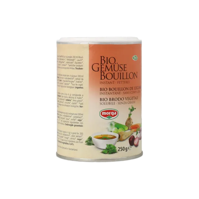 Morga Brodo Vegetale Bio brodo granulato 250 g leggero