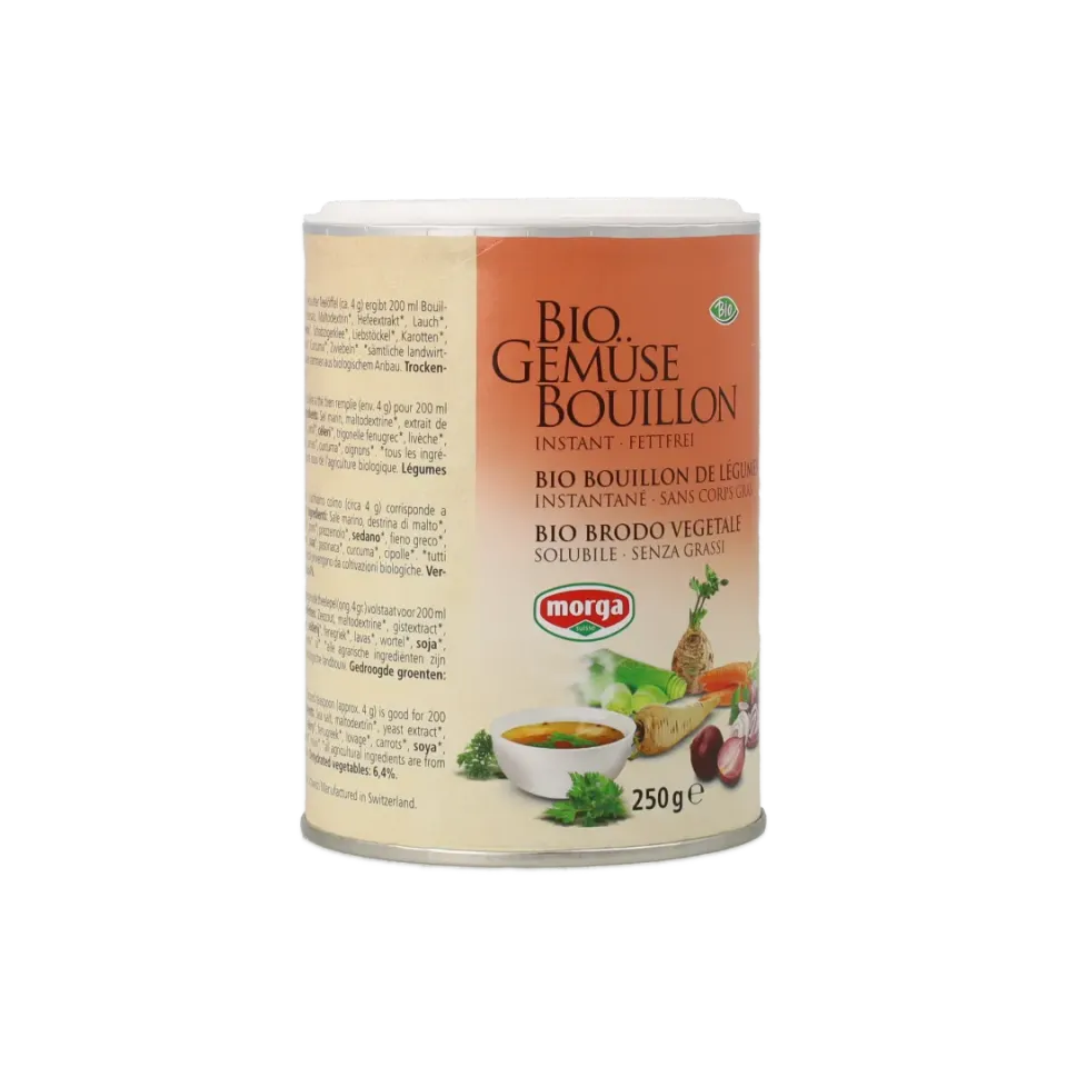 Morga Brodo Vegetale Bio brodo granulato 250 g leggero