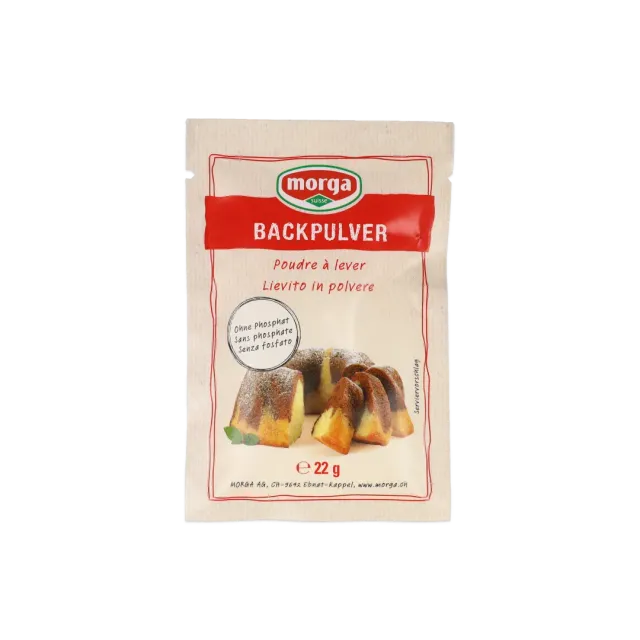 Morga Lievito di Dolci 22 g senza fosfati