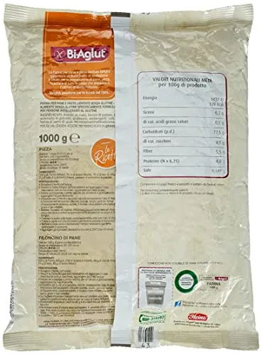 Biaglut Farina senza glutine 1000g per pane