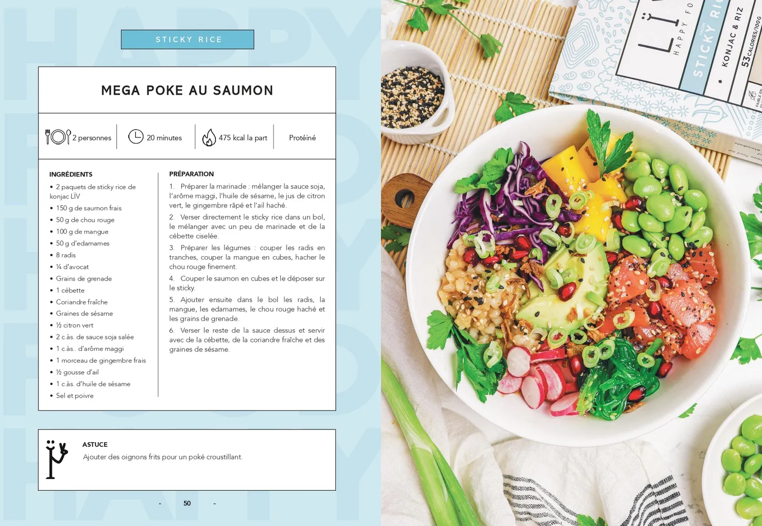 Lïv Happy Food Libro Ricette Konjac Primavera Estate 37 ricette
