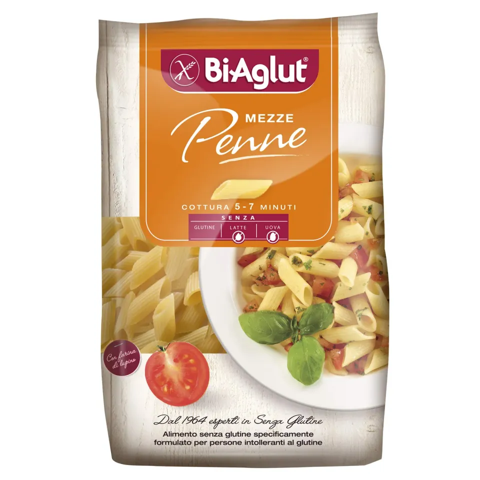 Biaglut Mezze Penne pasta senza glutine 6x500g al mais