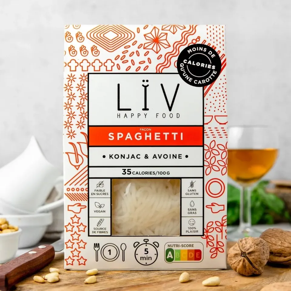 LÏV Happy Food Spaghetti konjac 6 pezzi senza glutine