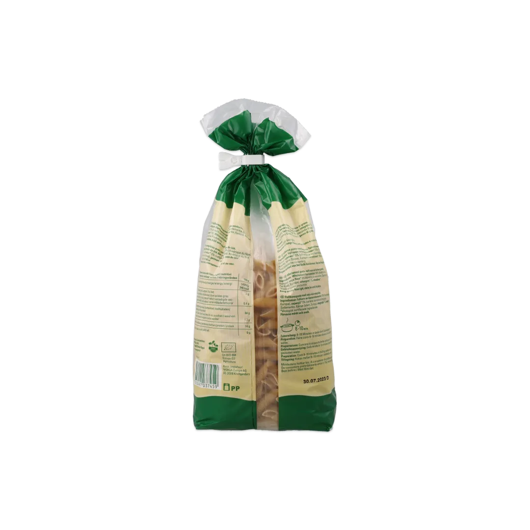 Morga Penne Tubettini Bio integrali 500 g con soia