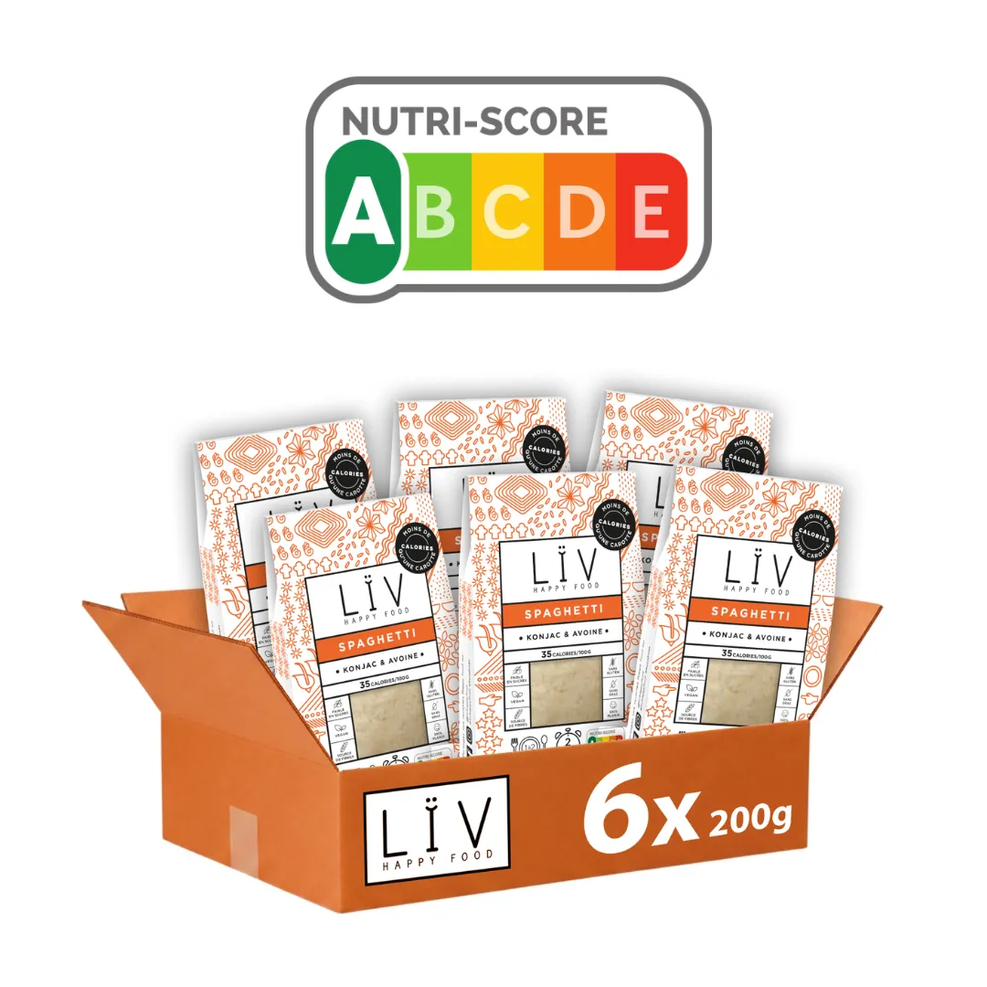 LÏV Happy Food Spaghetti konjac 6 pezzi senza glutine