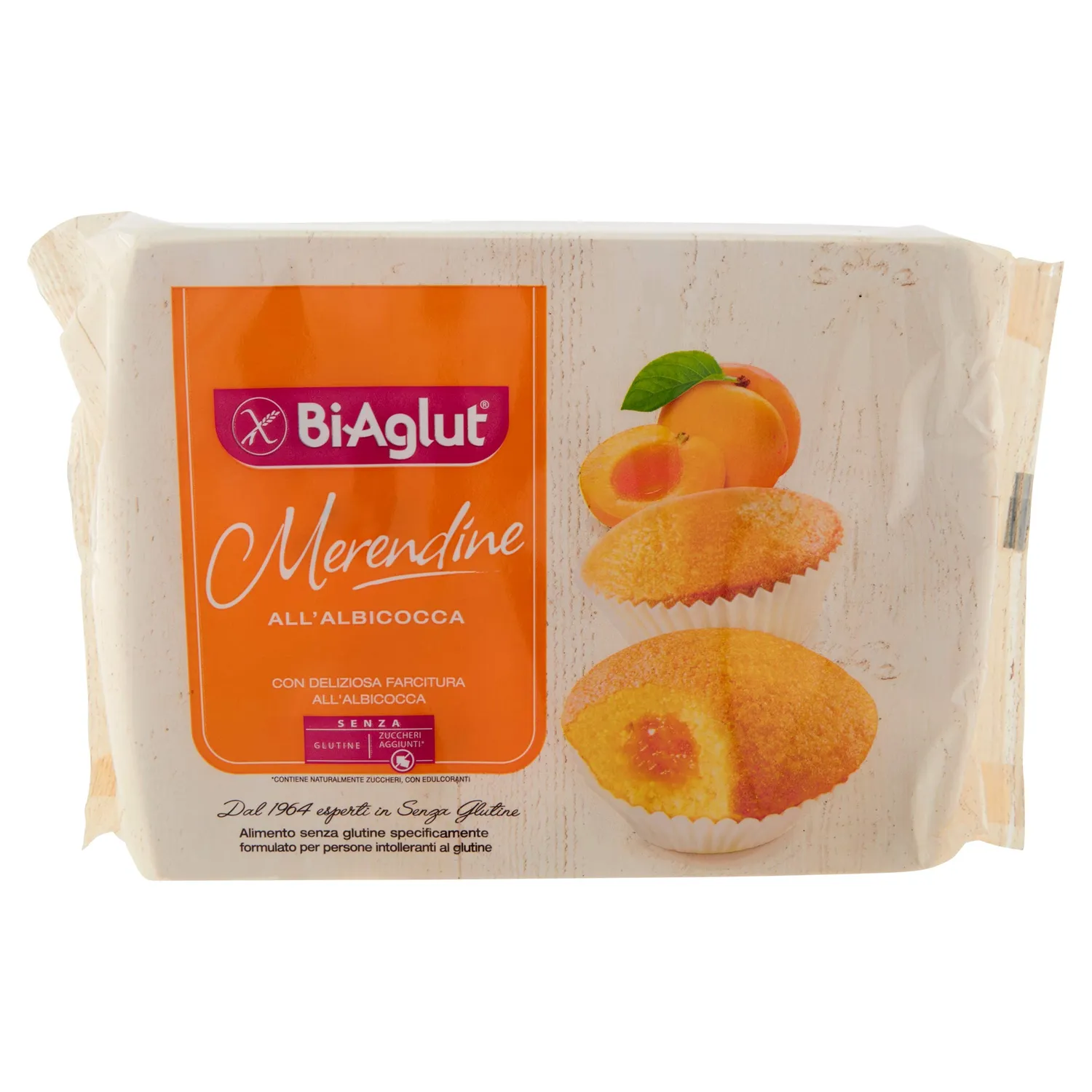 Biaglut Merendina Albicocca senza zucchero 6 pz