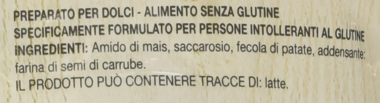 Biaglut Preparato Dolci senza glutine 500g torte