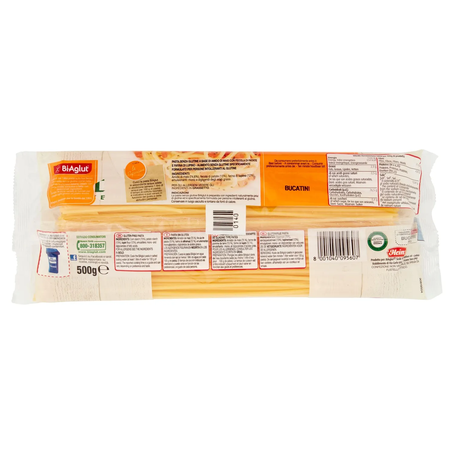 Biaglut Bucatini senza glutine 10 x 500 g
