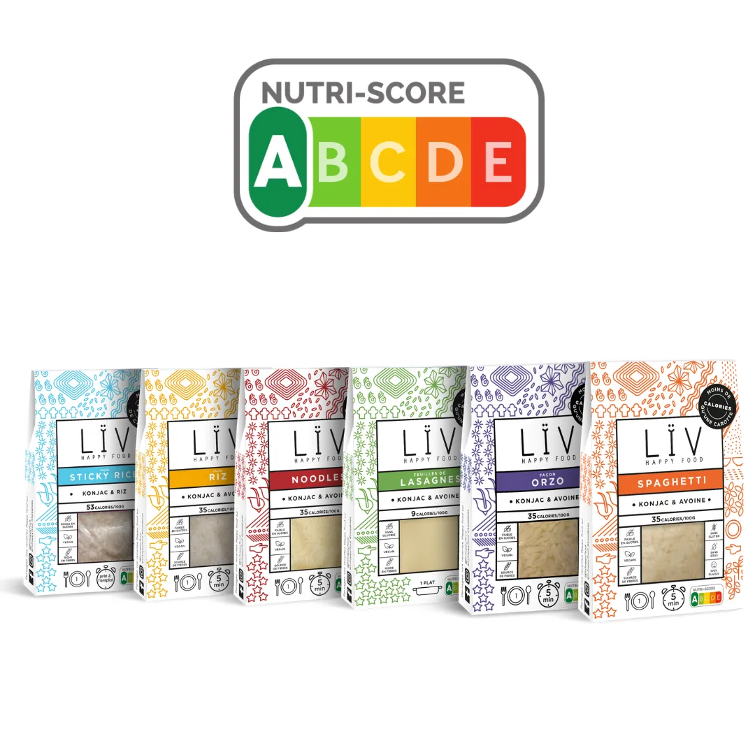 Lïv Happy Food Pack Konjac La Totale assortito leggero