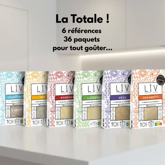 Lïv Happy Food Pack Konjac La Totale assortito leggero
