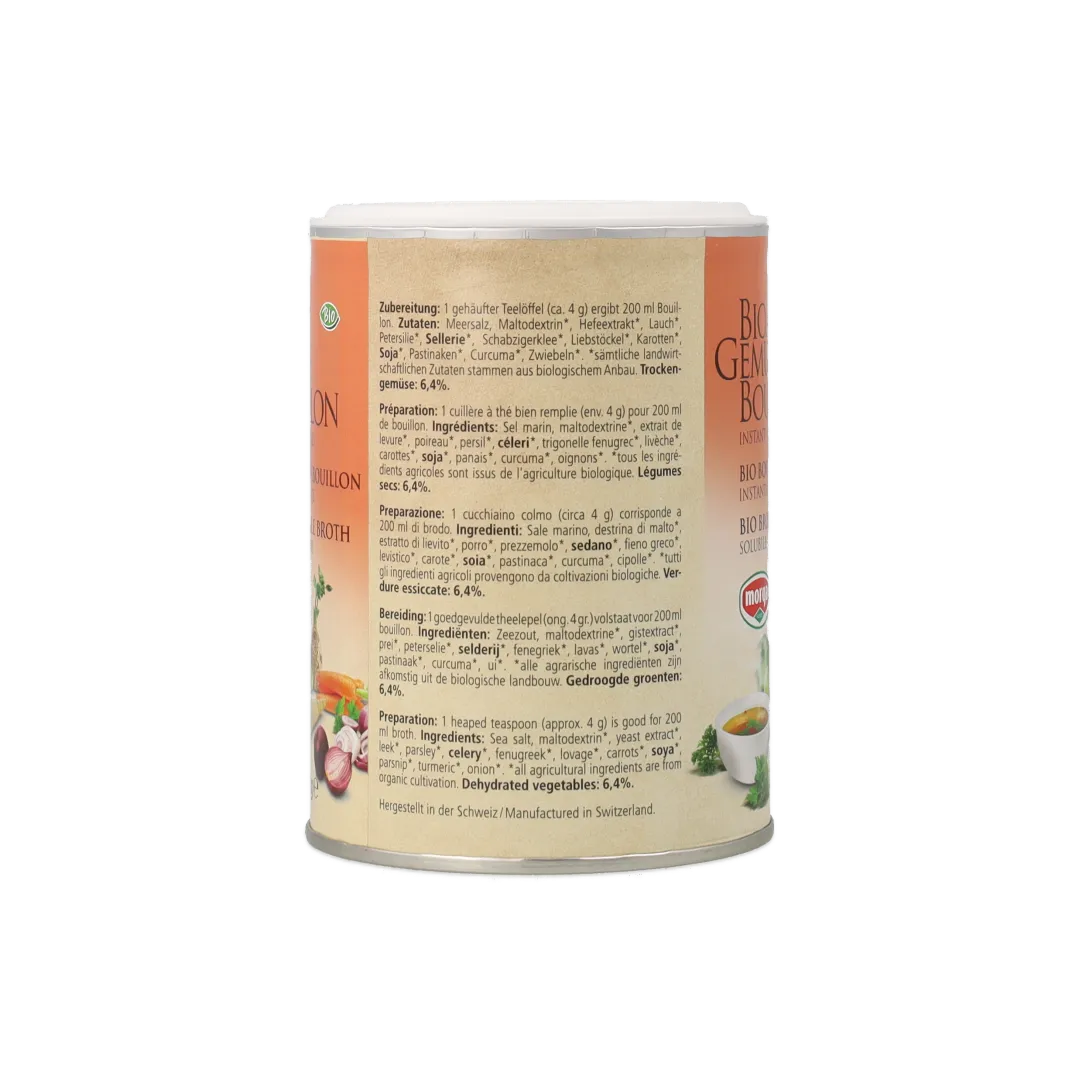 Morga Brodo Vegetale Bio brodo granulato 250 g leggero