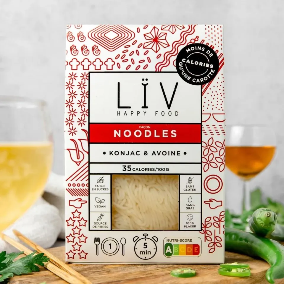 LÏV Happy Food Noodles konjac 6 pezzi senza glutine