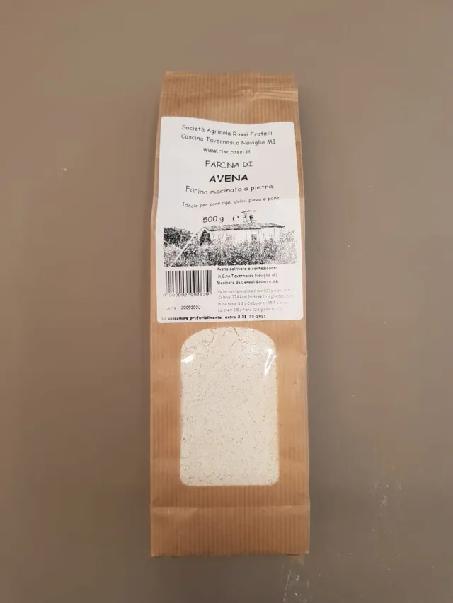 Top Italia Farina d'Avena macinata a pietra 500 g