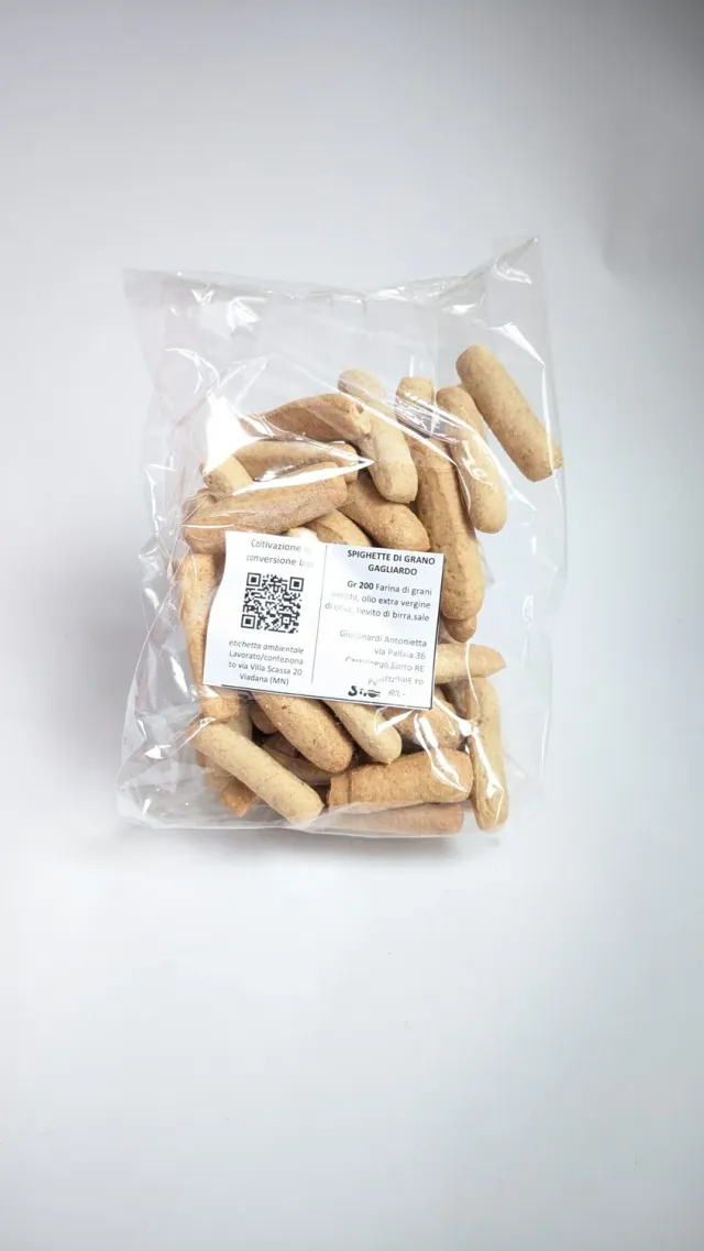 Agricola Giovanardi Grani Antichi Spighette snack grano gagliardo