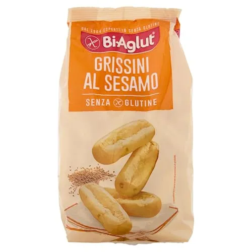 Biaglut Grissini Sesamo senza glutine 150g 6 pezzi