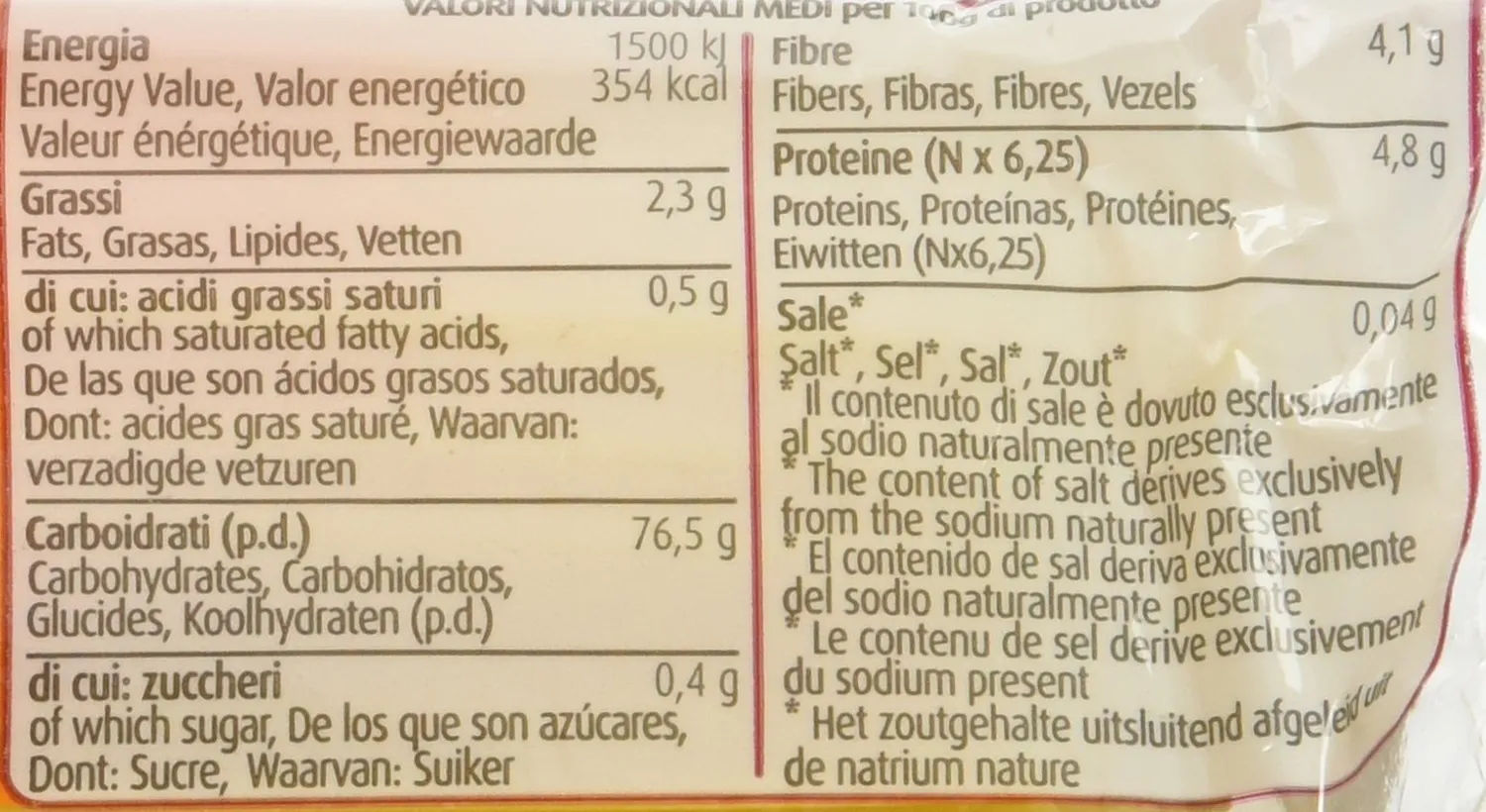 Biaglut Spaghetti pasta senza glutine 10x500g mais