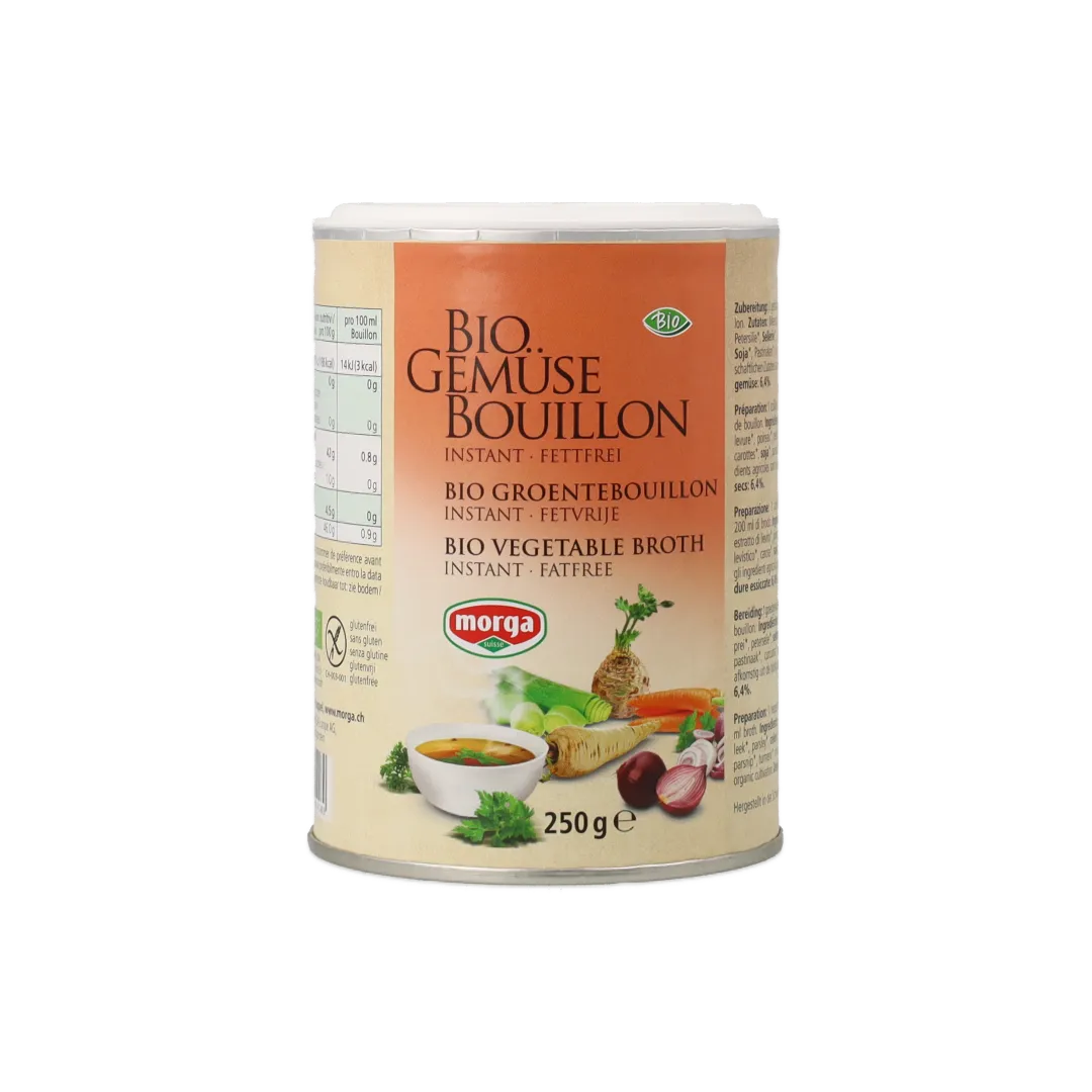 Morga Brodo Vegetale Bio brodo granulato 250 g leggero