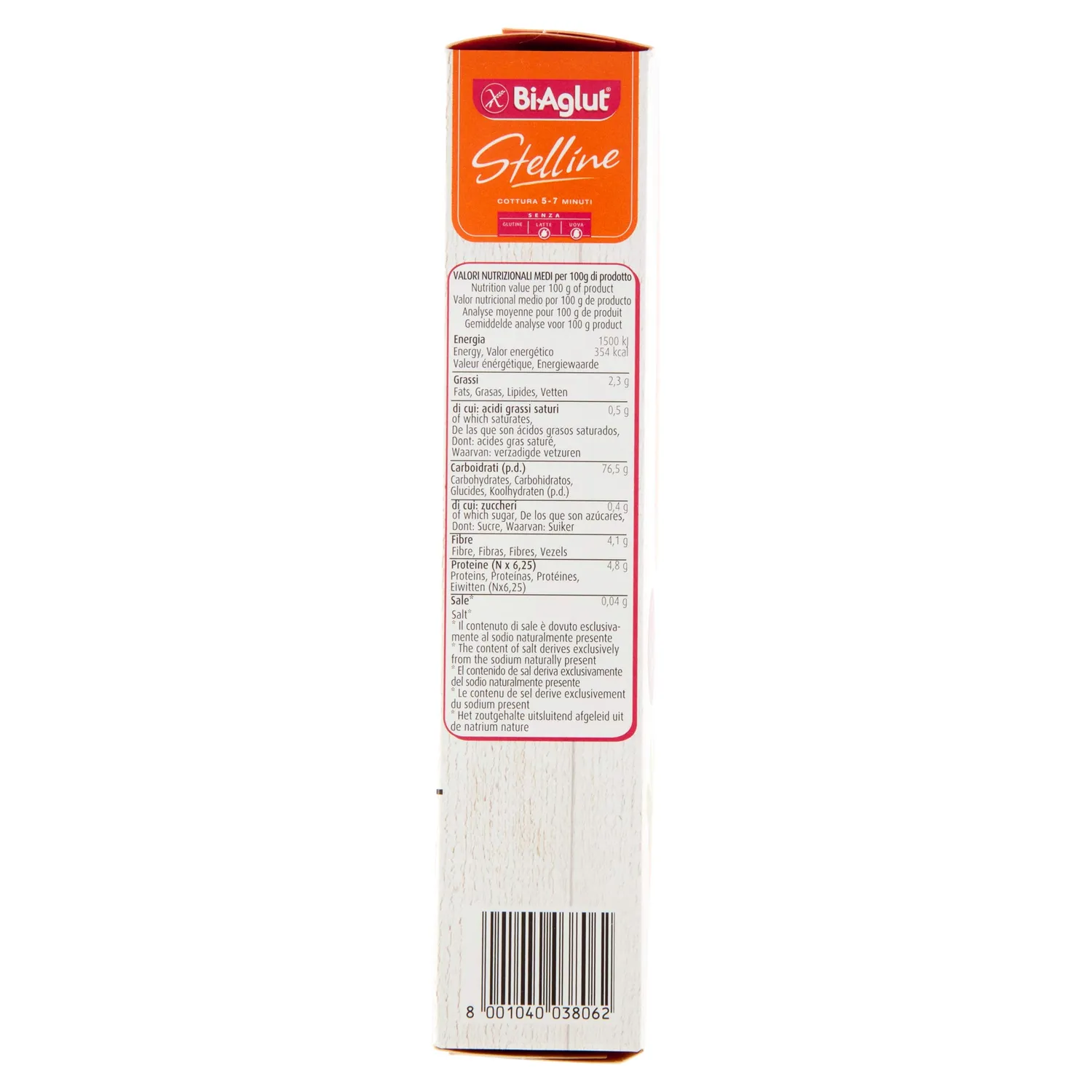 Biaglut Pastina Stelline senza glutine 12 x 250 g