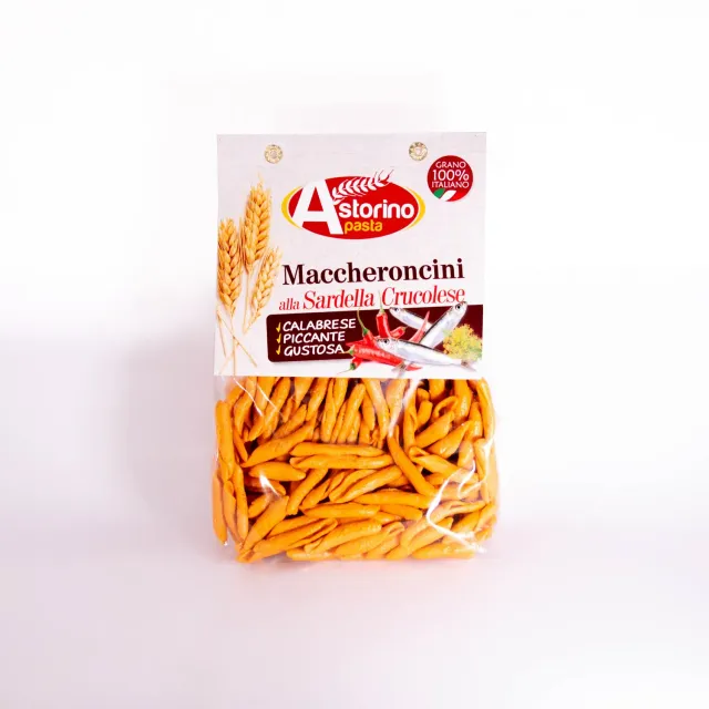 Maccheroncini alla Sardella Pasta Fresca senza Glutine