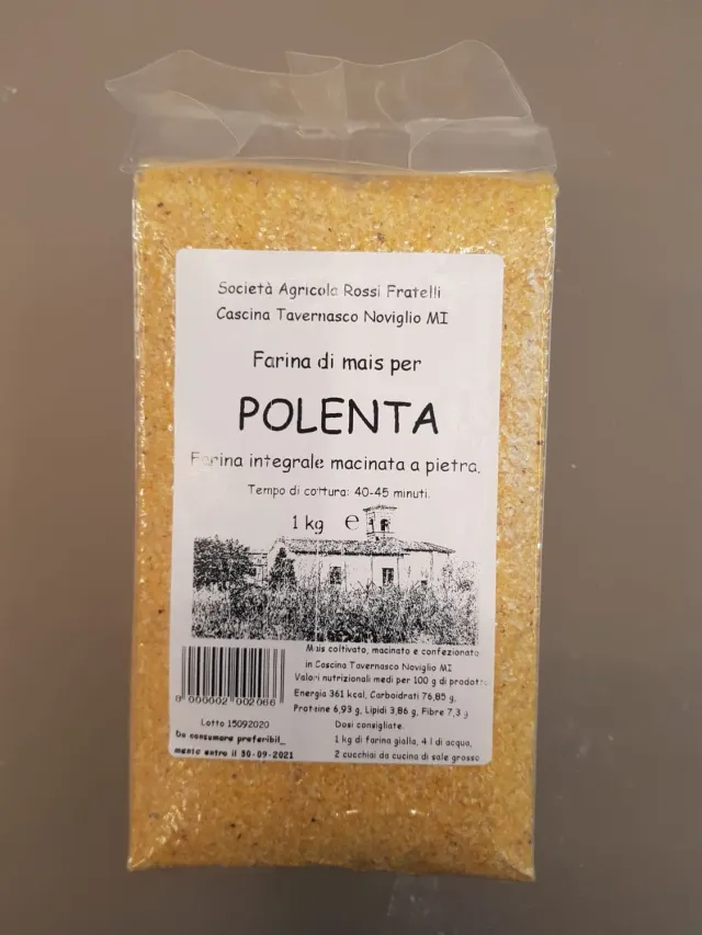 Top Italia Farina Mais Polenta Macinata Pietra 1 kg