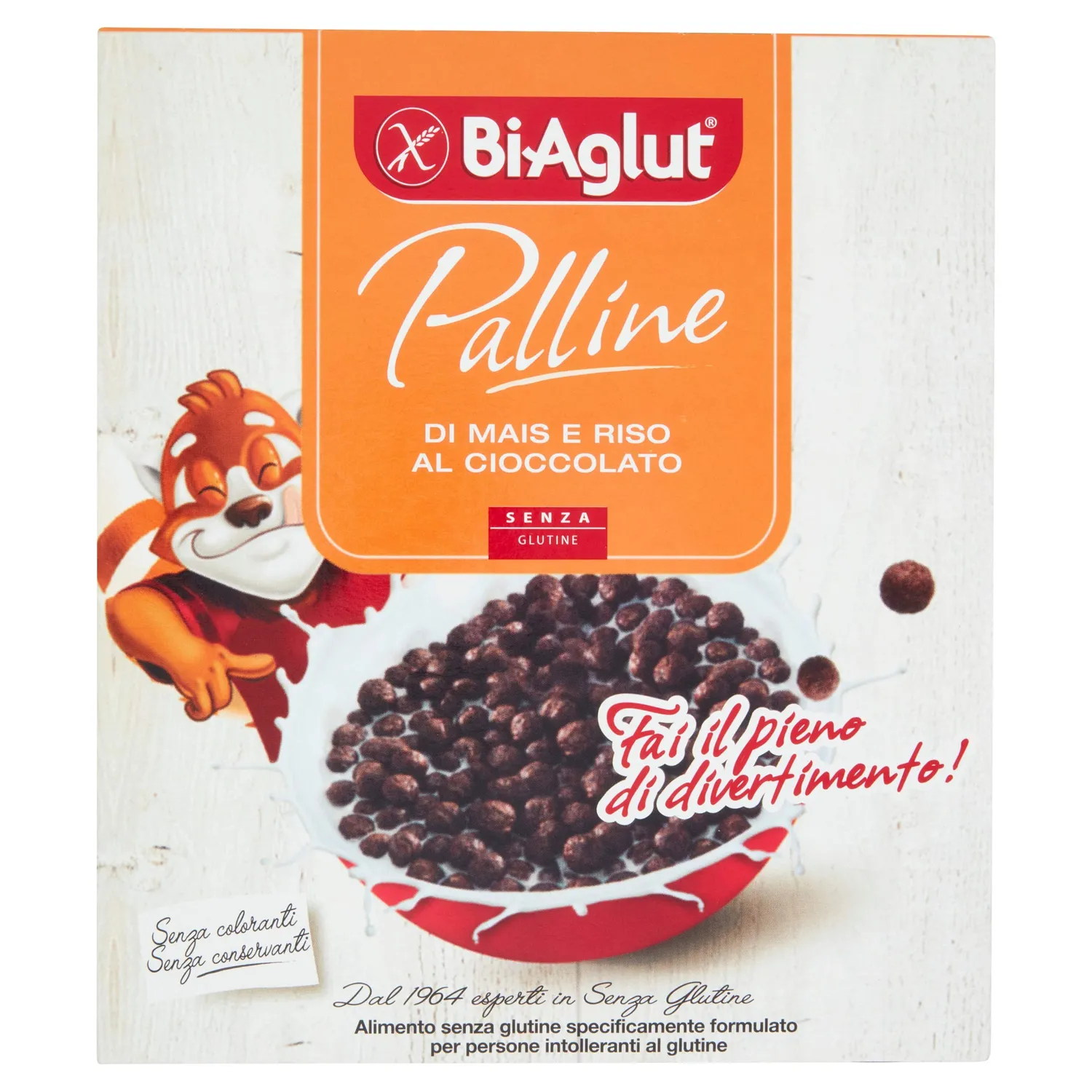 Biaglut Palline Mais Riso cereali cioccolato 8x275g
