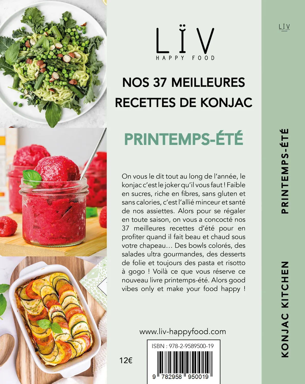 Lïv Happy Food Libro Ricette Konjac Primavera Estate 37 ricette
