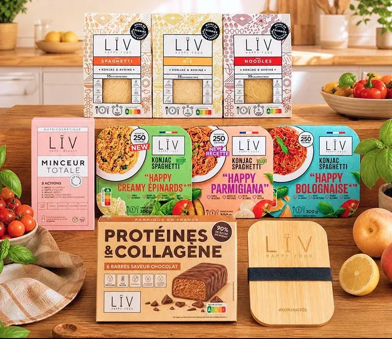 LÏV Happy Food Pack Minceur konjac box senza zuccheri