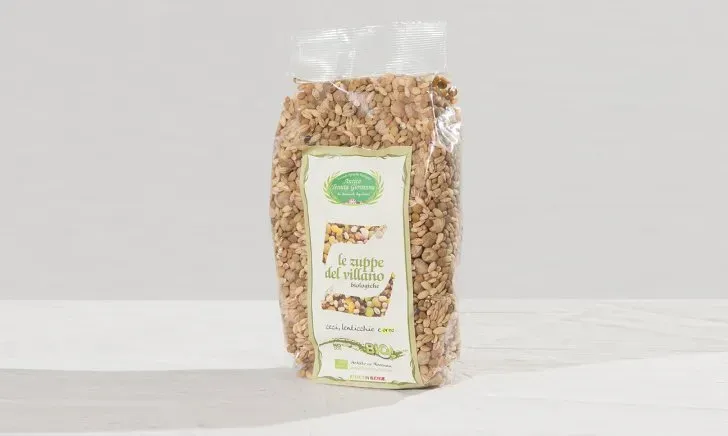 LAZIO Km0 Zuppa del Villano Ceci Lenticchie Orzo Bio