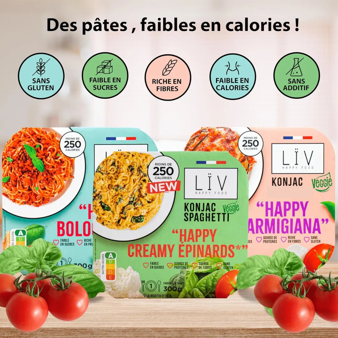 LÏV Happy Food Pack Minceur konjac box senza zuccheri