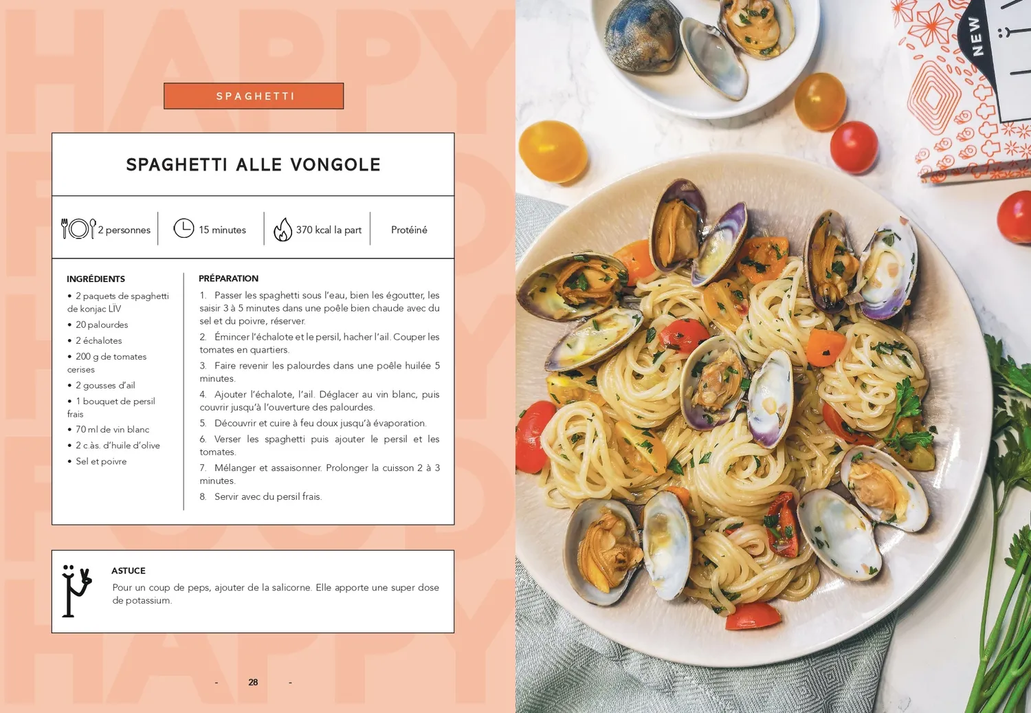 Lïv Happy Food Libro Ricette Konjac Primavera Estate 37 ricette