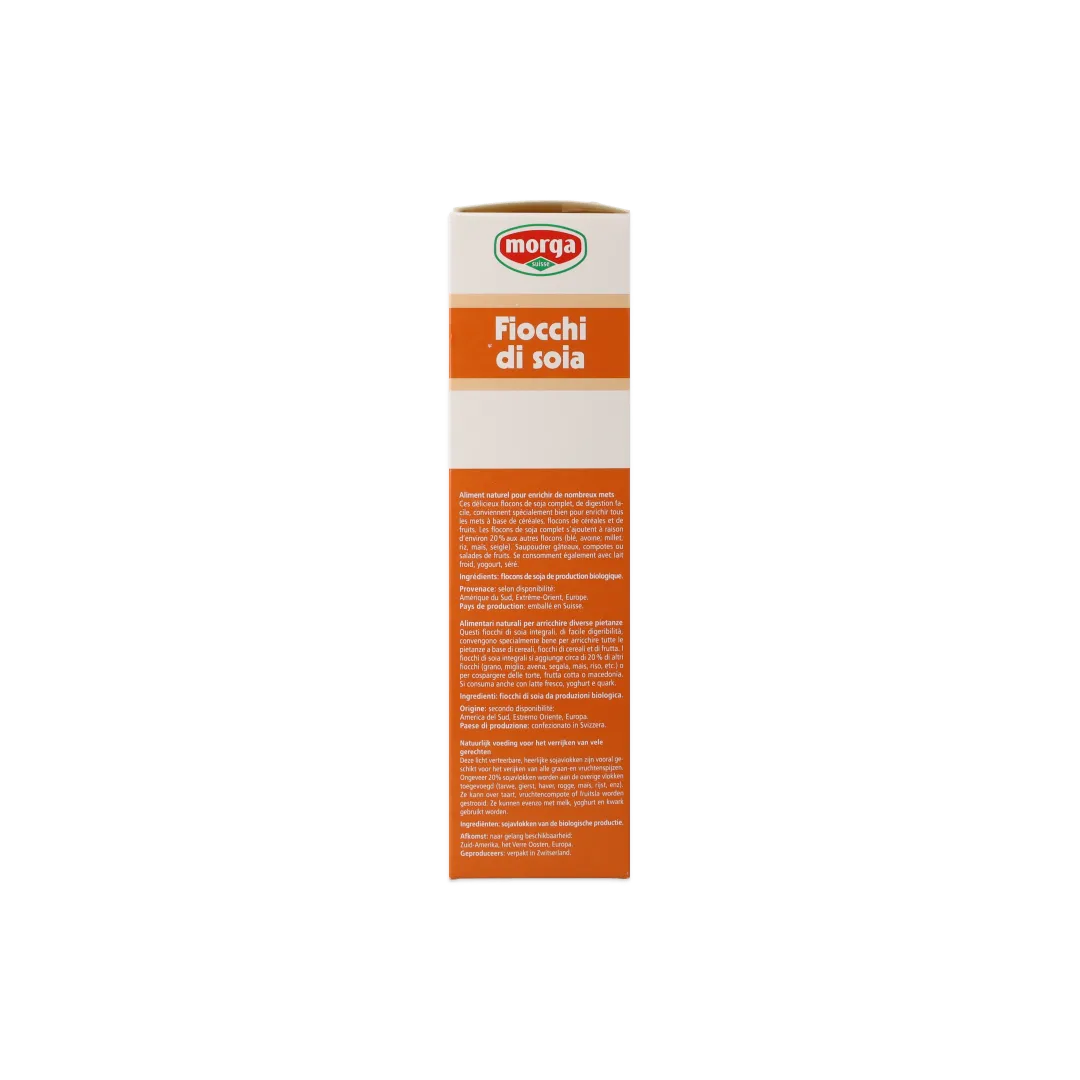 Morga Fiocchi di Soja Bio fiocchi 250 g proteici