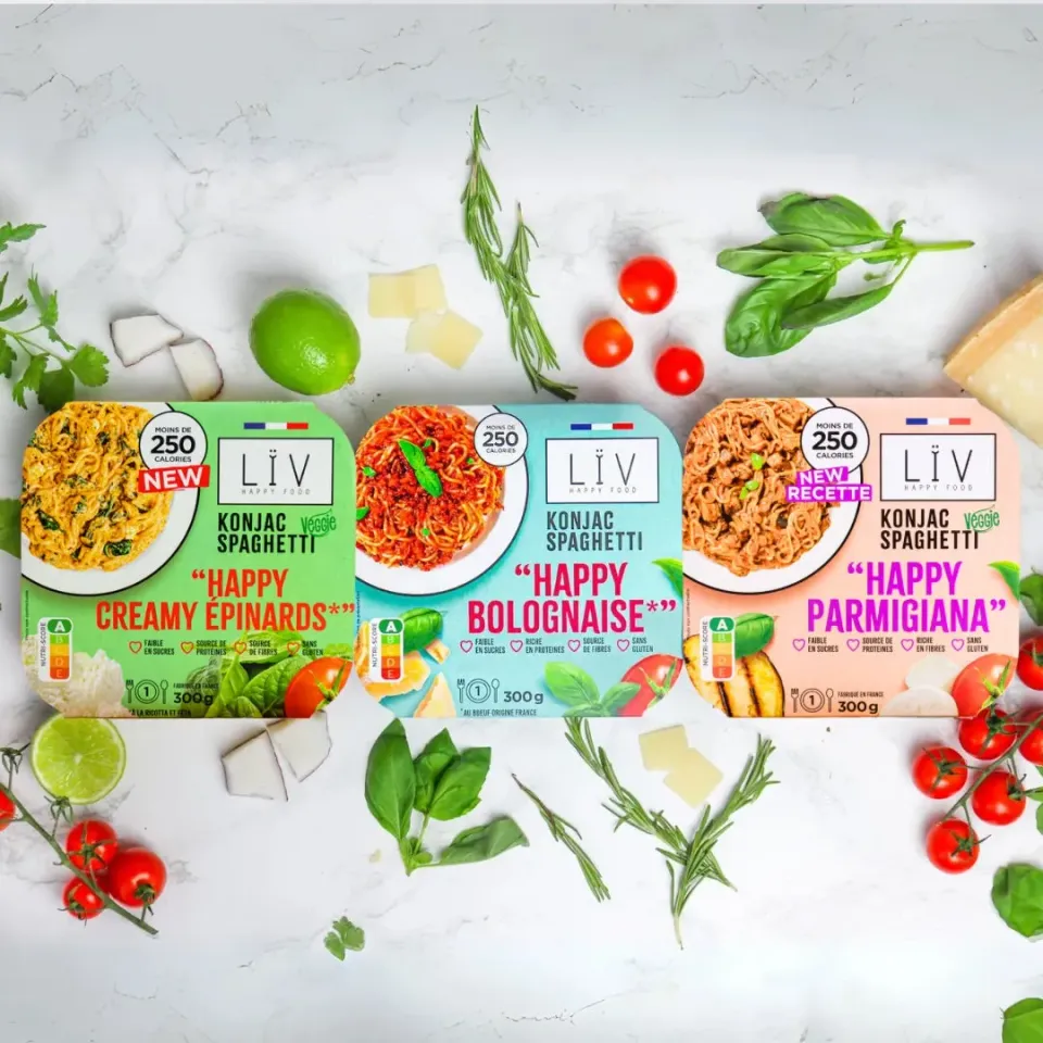 LÏV Happy Food Assortimento piatti konjac 6 pezzi ipocalorici