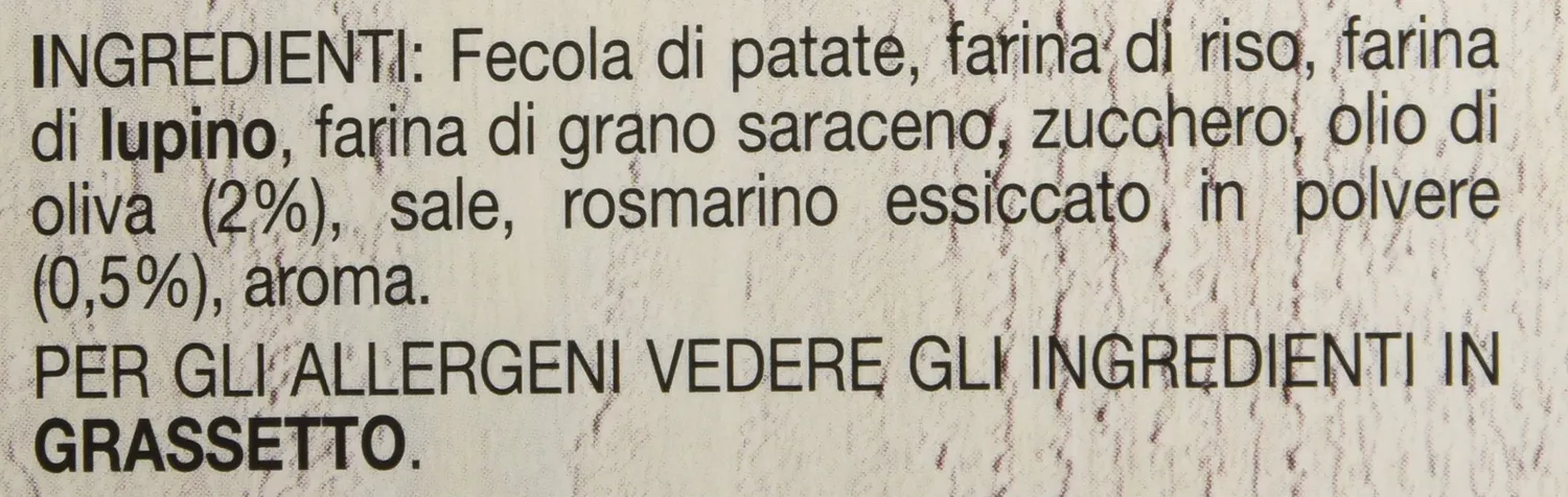 Biaglut Fette Tostate Mediterranee 10x24g senza glutine