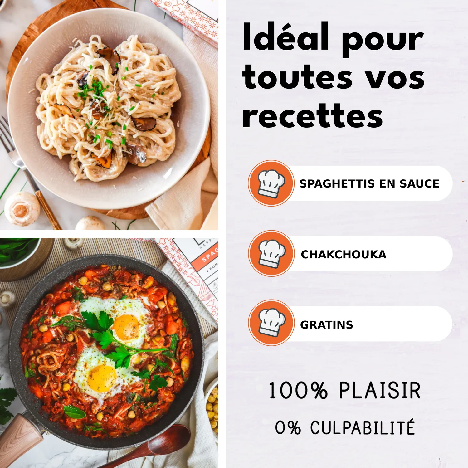 LÏV Happy Food Spaghetti konjac 6 pezzi senza glutine