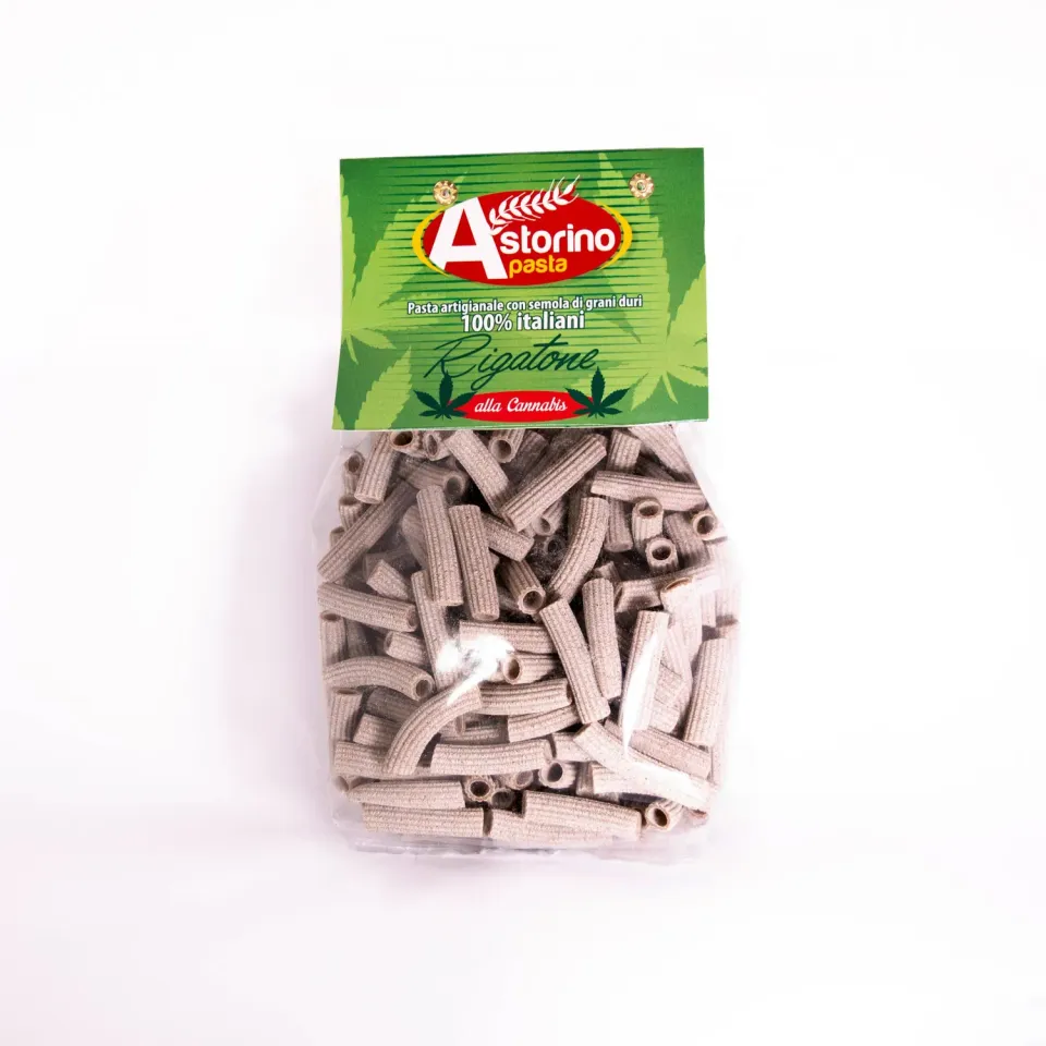 Rigatoni alla cannabis pasta artigianale italiana
