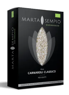 Lazio Km0 Carnaroli Classico Bio riso 1 kg tracciato