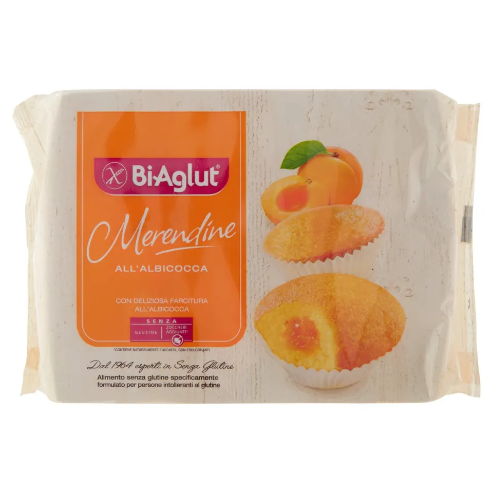 Biaglut Merendina Albicocca senza zucchero 6 pz