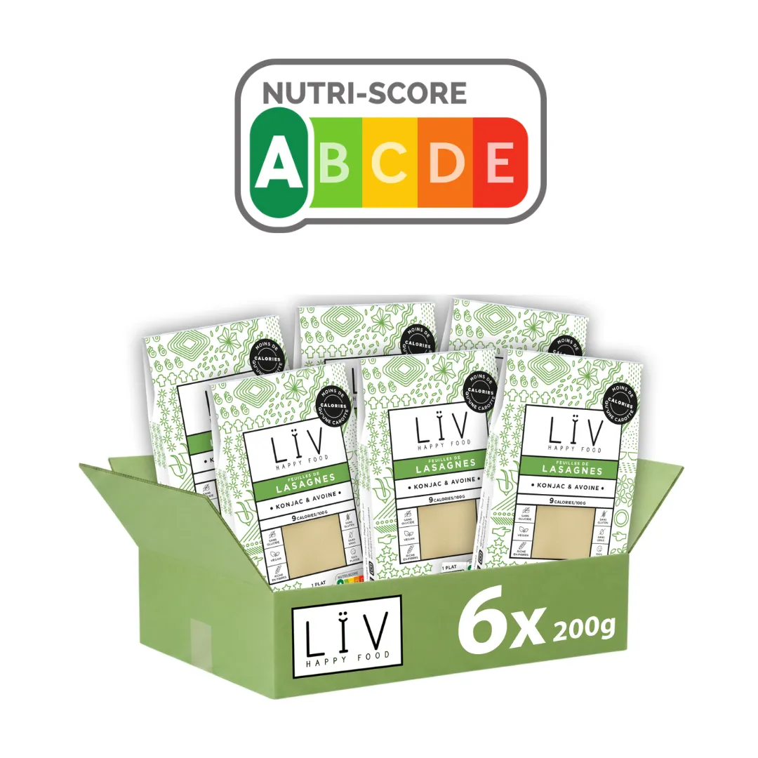 Lïv Happy Food Lasagne konjac 6 pacchetti dietetiche